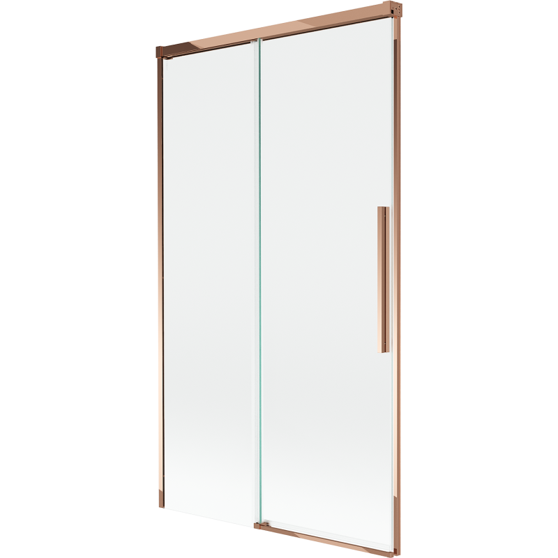 Mexen Rox paroi de douche 2 vantaux coulissante 100 x 150 cm, transparent, or rose - 8C9-100-001-60-00