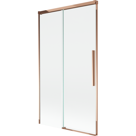 Mexen Rox paroi de douche 2 vantaux coulissante 100 x 150 cm, transparent, or rose - 8C9-100-001-60-00