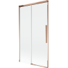 Mexen Rox paroi de douche 2 vantaux coulissante 100 x 150 cm, transparent, or rose - 8C9-100-001-60-00
