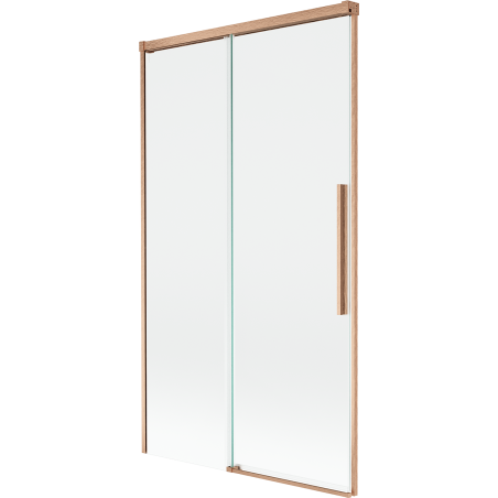Mexen Rox paroi de douche à 2 volets coulissants 100 x 150 cm, transparent, cuivre brossé - 8C9-100-001-65-00