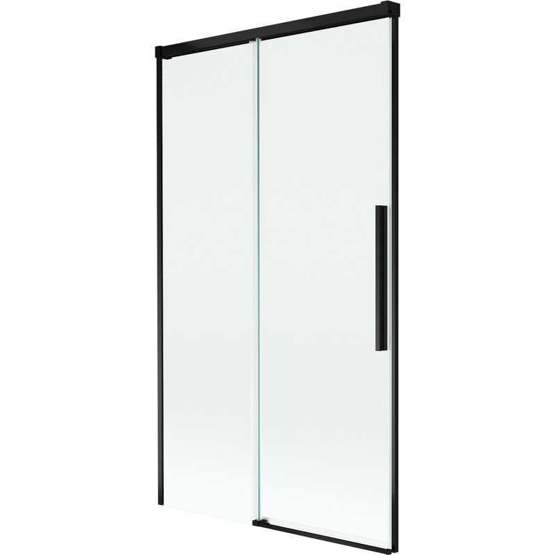 Mexen Rox paravent de baignoire 2 volets coulissants 100 x 150 cm, transparent, noir - 8C9-100-001-70-00