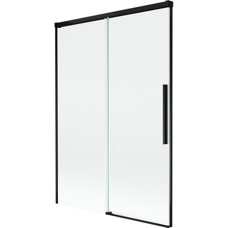 Mexen Rox paroi de baignoire à 2 panneaux coulissants 120 x 150 cm, transparent, noir - 8C9-120-001-70-00