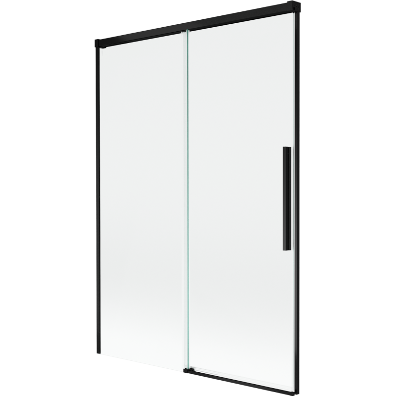 Mexen Rox paroi de douche à 2 volets coulissants 120 x 150 cm, transparent, noir - 8C9-120-001-70-00