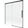Mexen Rox paroi de douche 2 volets coulissants 150 x 150 cm, transparent, noir - 8C9-150-001-70-00