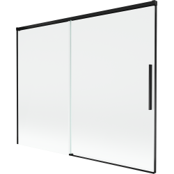 Mexen Rox paroi de baignoire coulissante à 2 volets 190 x 150 cm, transparent, noir - 8C9-190-001-70-00