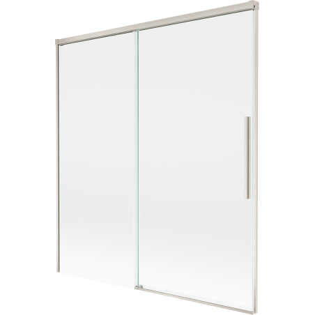 Mexen Rox pare-douche 2 panneaux coulissants 150 x 150 cm, transparent, nickel brossé - 8C9-150-001-97-00
