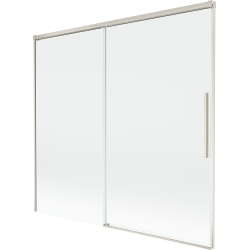 Mexen Rox paroi de douche 2 volets coulissante 170 x 150 cm, transparent, nickel brossé - 8C9-170-001-97-00