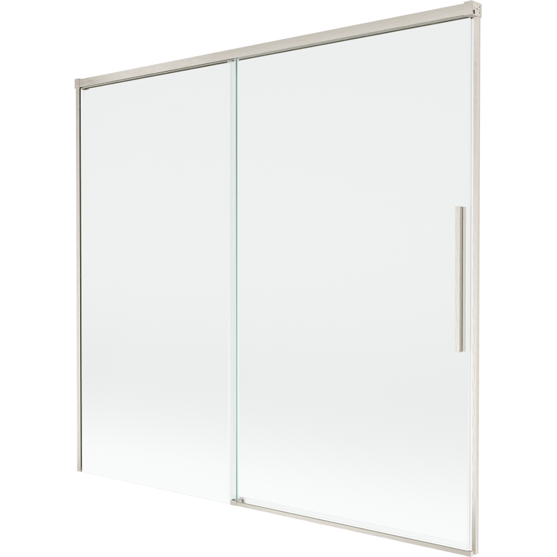 Mexen Rox paroi de douche 2 volets coulissante 170 x 150 cm, transparent, nickel brossé - 8C9-170-001-97-00