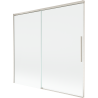 Mexen Rox paroi de douche 2 volets coulissante 170 x 150 cm, transparent, nickel brossé - 8C9-170-001-97-00