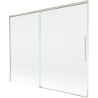 Mexen Rox pare-douche 2 panneaux coulissants 190 x 150 cm, transparent, nickel brossé - 8C9-190-001-97-00
