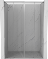 Mexen Rox Porte de douche coulissante Duo 160 cm, transparent, chromé - 8C2-160-002-01-00