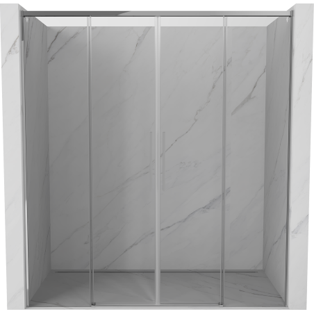 Mexen Rox Duo portes de douche coulissantes 170 cm, transparentes, chromées - 8C2-170-002-01-00