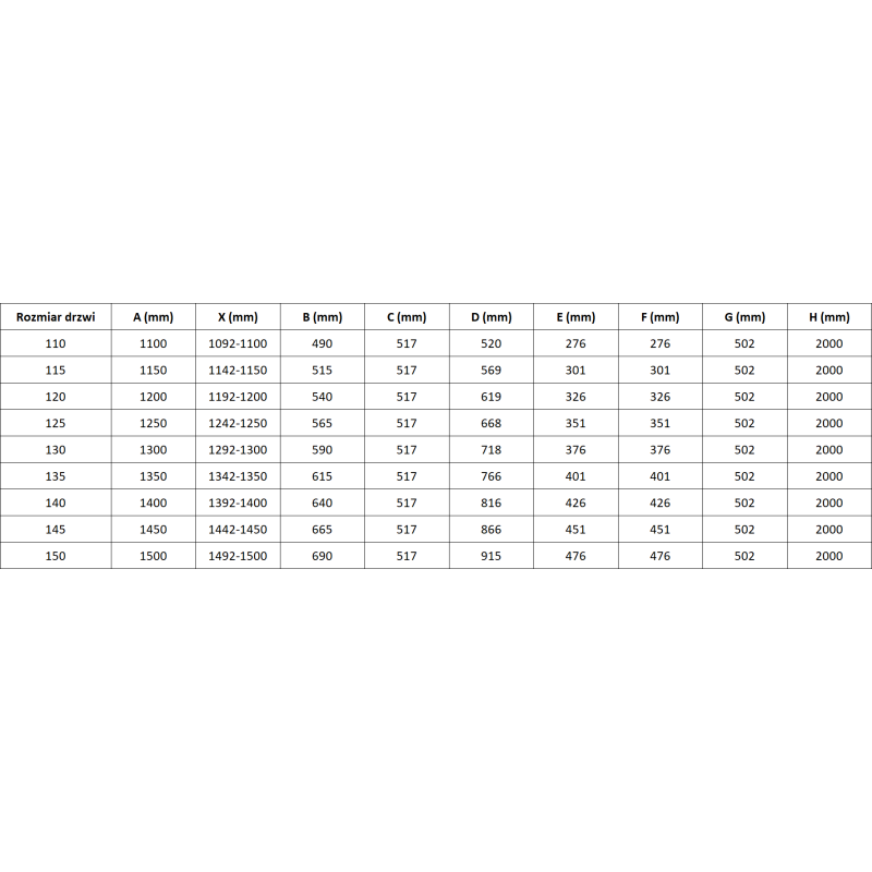 Mexen Lunar-F L porte de douche pliante gauche 140 cm, transparent, dorée - 836SL-140-050-50-00-L