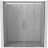Mexen Rox Duo porte de douche coulissante 180 cm, transparent, gun metal - 8C2-180-002-95-00