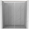 Mexen Rox Duo portes de douche coulissantes 170 cm, transparentes, nickel brossé - 8C2-170-002-97-00