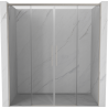 Mexen Rox Duo portes de douche coulissantes 200 cm, transparentes, nickel brossé - 8C2-200-002-97-00