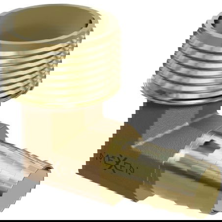 Mexen BRASS raccord de tuyau coude en laiton 1/2 GZ x 10 mm - W97423-1210