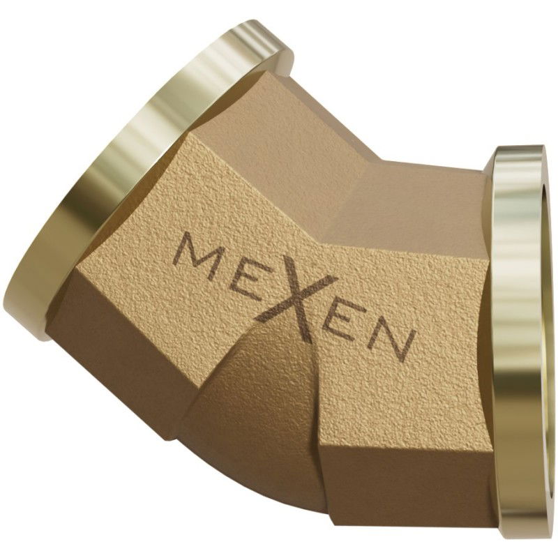 Mexen BRASS coude 45° en laiton 1/2 GW x 1/2 GW - W97424-1212