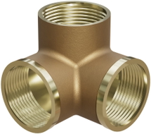 Mexen BRASS Té en laiton 3D 1/2 GW x 1/2 GW x 1/2 GW - W97425-121212