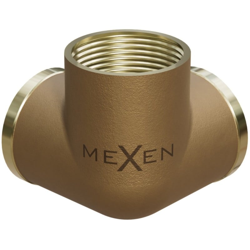 Mexen BRASS Té en laiton 3D 1/2 GW x 1/2 GW x 1/2 GW - W97425-121212