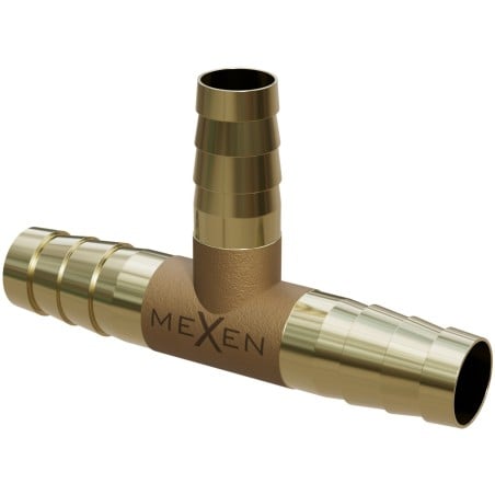 Mexen BRASS raccord en T pour tuyau en laiton 6 x 6 x 6 mm - W97428-060606