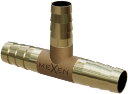 Mexen BRASS tés de tuyau en T en laiton 8 x 8 x 8 mm - W97428-080808