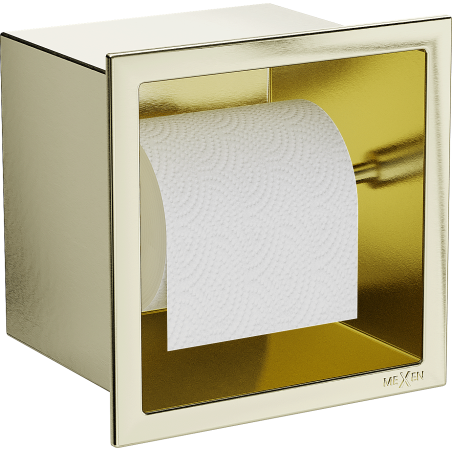 Mexen X-Wall-P support de papier toilette, doré brossé - 1953
