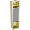 Mexen X-Wall-BP porte-papier toilette avec réservoir, doré brossé - 1954