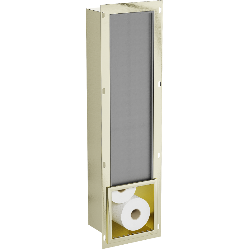 Mexen X-Wall-B distributeur de papier toilette, or brossé - 1955