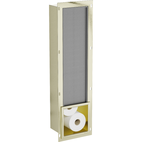 Mexen X-Wall-B support pour papier toilette, or brossé - 1955