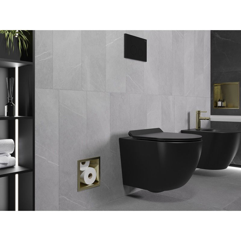 Mexen X-Wall-B distributeur de papier toilette, or brossé - 1955