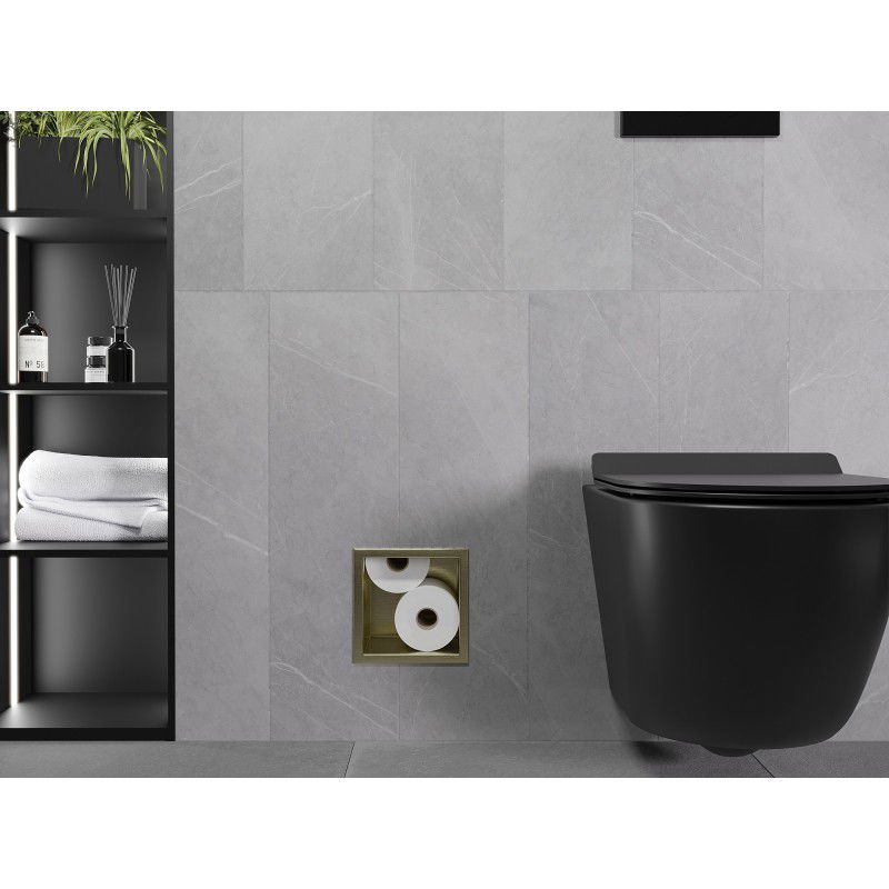 Mexen X-Wall-B distributeur de papier toilette, or brossé - 1955