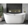 Mexen X-Wall-R étagère murale avec rebord 30 x 20 cm, or brossé - 1950302010