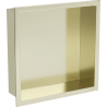 Mexen X-Wall-R étagère encastrée avec collerette 30 x 30 cm, or brossé - 1950303010