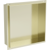 Mexen X-Wall-NR étagère encastrée sans rebord 30 x 30 cm, or brossé - 1951303010