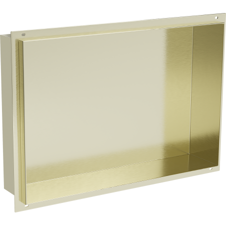 Mexen X-Wall-NR étagère encastrée sans rebord 45 x 30 cm, or brossé - 1951453010