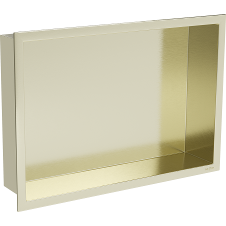 Mexen X-Wall-R étagère encastrée avec rebord 45 x 30 cm, doré brossé - 1950453010