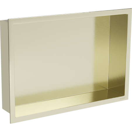 Mexen X-Wall-R étagère nichée à collerette 45 x 30 cm, or brossé - 1950453010