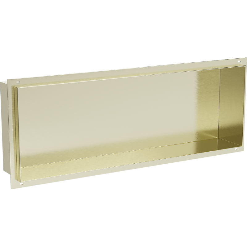Mexen X-Wall-NR étagère encastrée sans rebord 60 x 20 cm, or brossé - 1951602010
