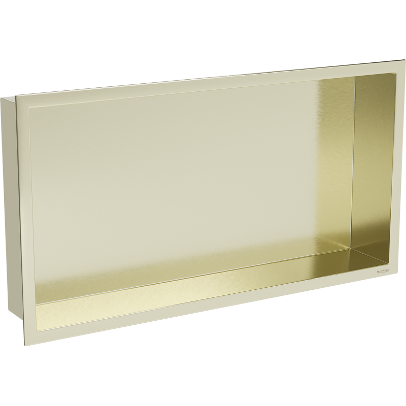 Mexen X-Wall-R étagère encastrée avec collier 60 x 30 cm, or brossé - 1950603010