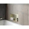 Mexen X-Wall-R étagère encastrée avec collier 60 x 30 cm, or brossé - 1950603010