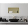 Mexen X-Wall-R étagère encastrée avec collier 60 x 30 cm, or brossé - 1950603010