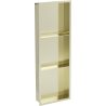Mexen X-Wall-R étagère encastrée avec bride et étagère 90 x 30 cm, doré brossé - 1950903010S