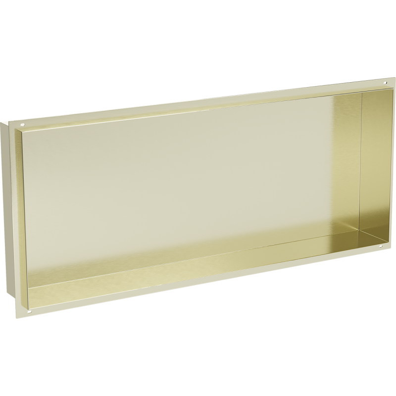 Mexen X-Wall-NR étagère encastrée sans rebord 75 x 30 cm, or brossé - 1951753010