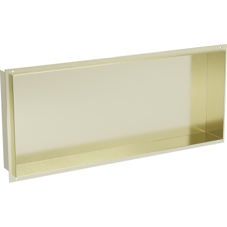 Mexen X-Wall-NR étagère encastrée sans rebord 75 x 30 cm, or brossé - 1951753010