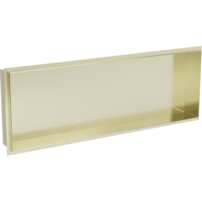 Mexen X-Wall-NR étagère encastrée sans rebord 90 x 30 cm, or brossé - 1951903010