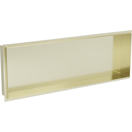 Mexen X-Wall-NR étagère encastrée sans rebord 90 x 30 cm, or brossé - 1951903010