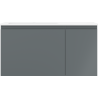 Mexen Orio armoire de salle de bain 90 cm avec lavabo Otis gauche, 1T, 1P, graphite mat/blanc mat - 91A13-09047-3-BBFF66-W18L01
