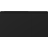 Mexen Orio meuble de salle de bain 90 cm avec lavabo Otis à gauche, 1S, 1D, noir mat - 91A13-09047-3-BBFF71-W18L71