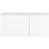 Mexen Orio armoire de salle de bain 100 cm avec lavabo Otis gauche, 1T, 1P, blanc mat - 91A13-10047-3-BBFF01-W18L01